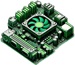 green motherboard image